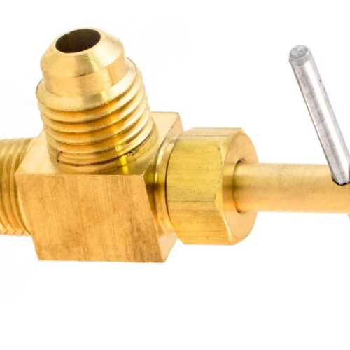 Flare to Male Pipe, Angle Needle Valve, 3/8″ x 1/4″